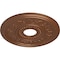 Ekena Millwork Genevieve Ceiling Medallion (Canopies up to 3 1/2"), 16 1/8"OD x 3 1/2"ID x 7/8"P, Polished Copper CM16GNPOS - alternate 3